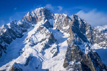 Vlies Fototapete Mont Blanc Gipfel in Courmayeur