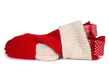 Red Christmas sock