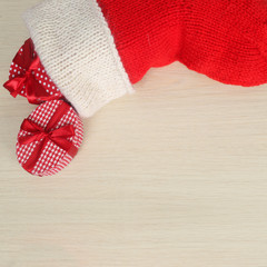 Red Christmas sock