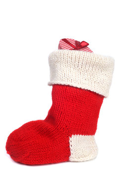 Red Christmas Sock