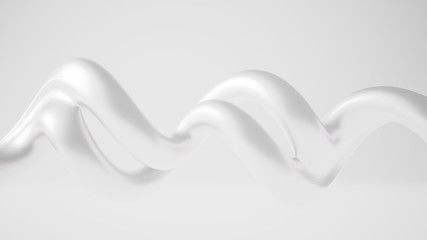 White abstract background. 3d illustration, 3d rendering.