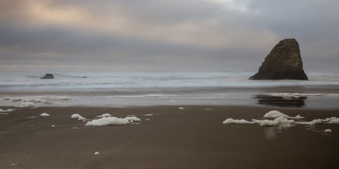 peaceful beach in California