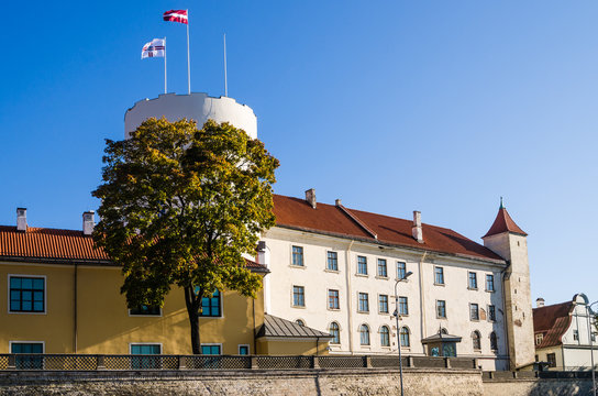 The Castle Is A Residence For A President Of Latvia