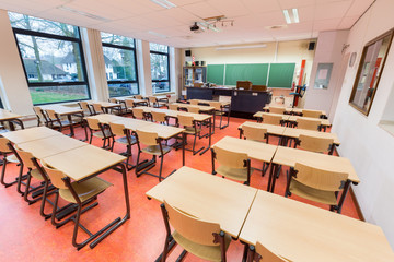 Theory classroom in high school