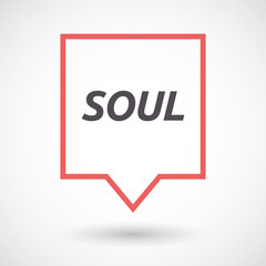 Isolated tooltip with    the text SOUL