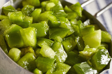 chopped green bell pepper