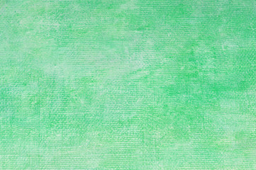 Abstract spring light green oil painting background with brush strokes on canvas. 