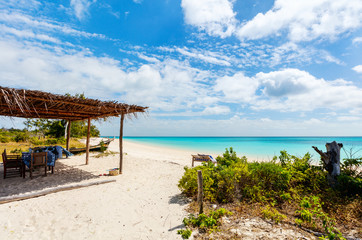 Idyllic beach in Africa