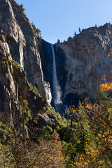Fototapeta na wymiar Bridal Veil waterfall in Yosemite