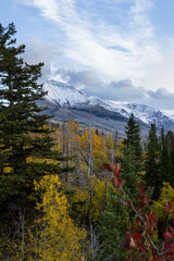 Mountain landscape in Glacier Montana