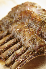 Roast rack of lamb