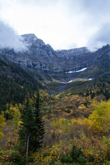 Autumn mountain landcape