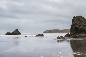 Oregon Coast on a cloudy day