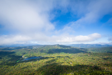 View of the Blue Ridge Mountains and Grandfather Lake from Grand