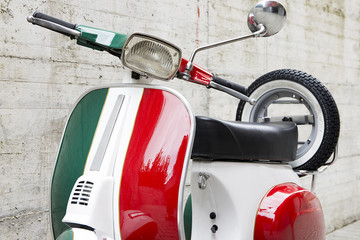 Vintage Italiaanse scooter