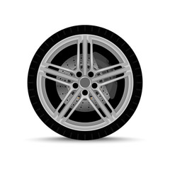 Obraz premium car wheel