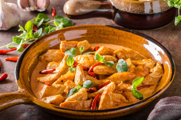 Delicious curry homemade
