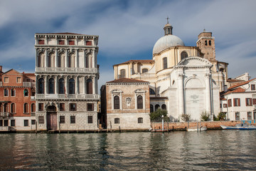 Fototapeta na wymiar Venice grand channel Italy