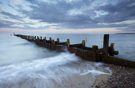 A summer evening at Lowestoft, Suffolk