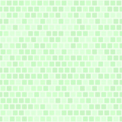 Green square pattern. Seamless vector