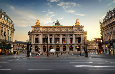 Naklejka premium Opera Narodowa w Paryżu