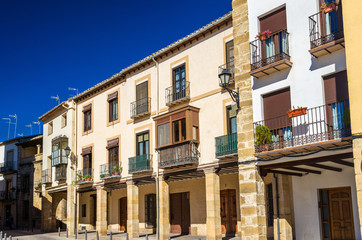 Fototapeta na wymiar Buildings in the old town of Ubeda, Spain