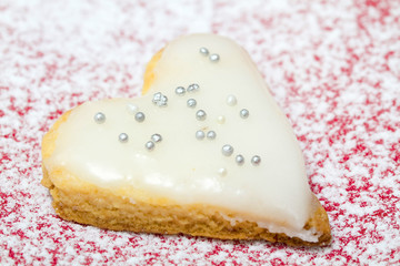 Biscuits with icing sugar