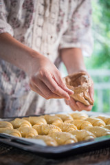 Making delicious homemade croissants