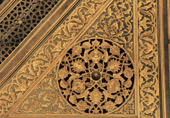 Sultanahmet Minberi Altın Mermer Gravür Tasarımı
