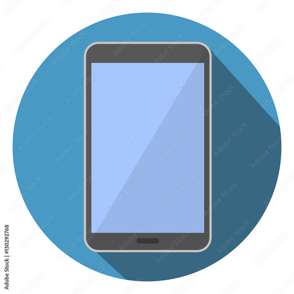 Canvas Prints tablet computer flat icon vector illustration