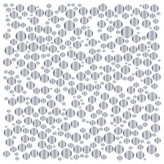 Silver circle pattern, silver style background  illustration, foil design