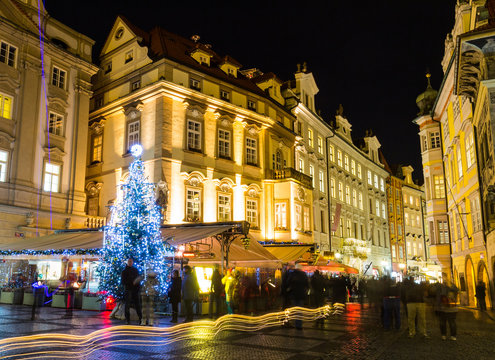 Christmas Mood on the Old Town Square, Prague, Czech Republic