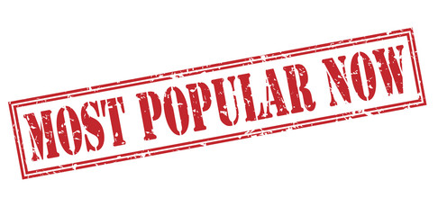 most popular now red stamp on white background © cone88