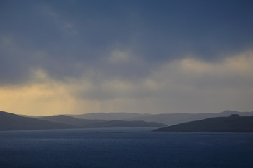Calm evening on the sea
