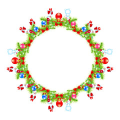 Christmas tree, holiday card