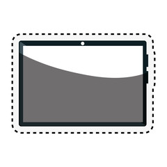 tablet device isolated icon vector illustration design