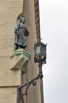 Figure of Saint Marinus at Publico Palace, San Marino.
