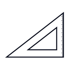 rule school supply icon vector illustration design