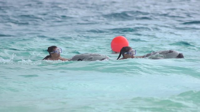 Women Friends Enjoy Riding Small Jets On Holidays