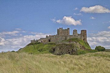 Fototapeta na wymiar Bamburgh Castle