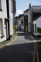 Fototapeta na wymiar Doors and streets in Whitstable Kent