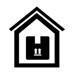 warehouse building isolated icon vector illustration design