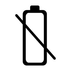 battery low level isolated icon vector illustration design