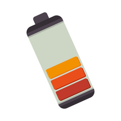 battery level isolated icon vector illustration design