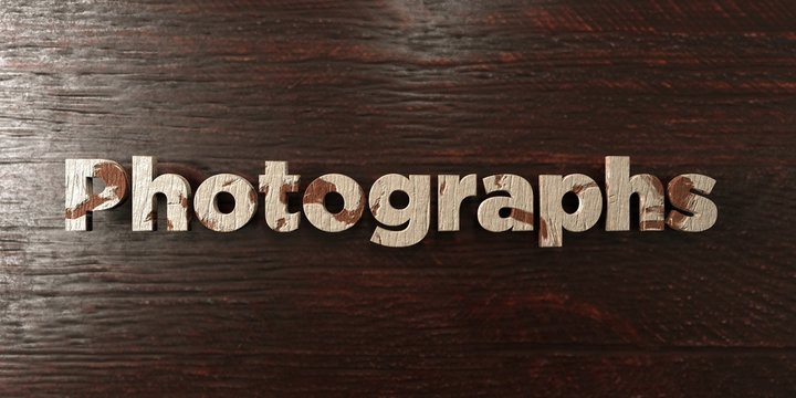 Photographs - grungy wooden headline on Maple  - 3D rendered royalty free stock image. This image can be used for an online website banner ad or a print postcard.