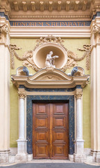 Main entrance of Nice Cathedral