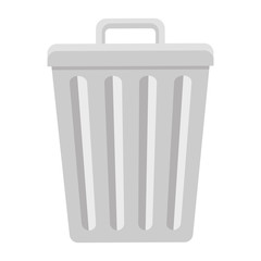 trash can icon image vector illustration design 
