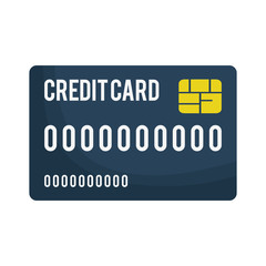 credit or debit card icon image vector illustration design 