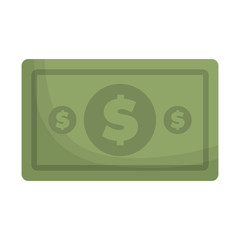 cash money bill icon image vector illustration design 