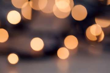 Fototapeta premium Blurred bokeh of Christmas lights